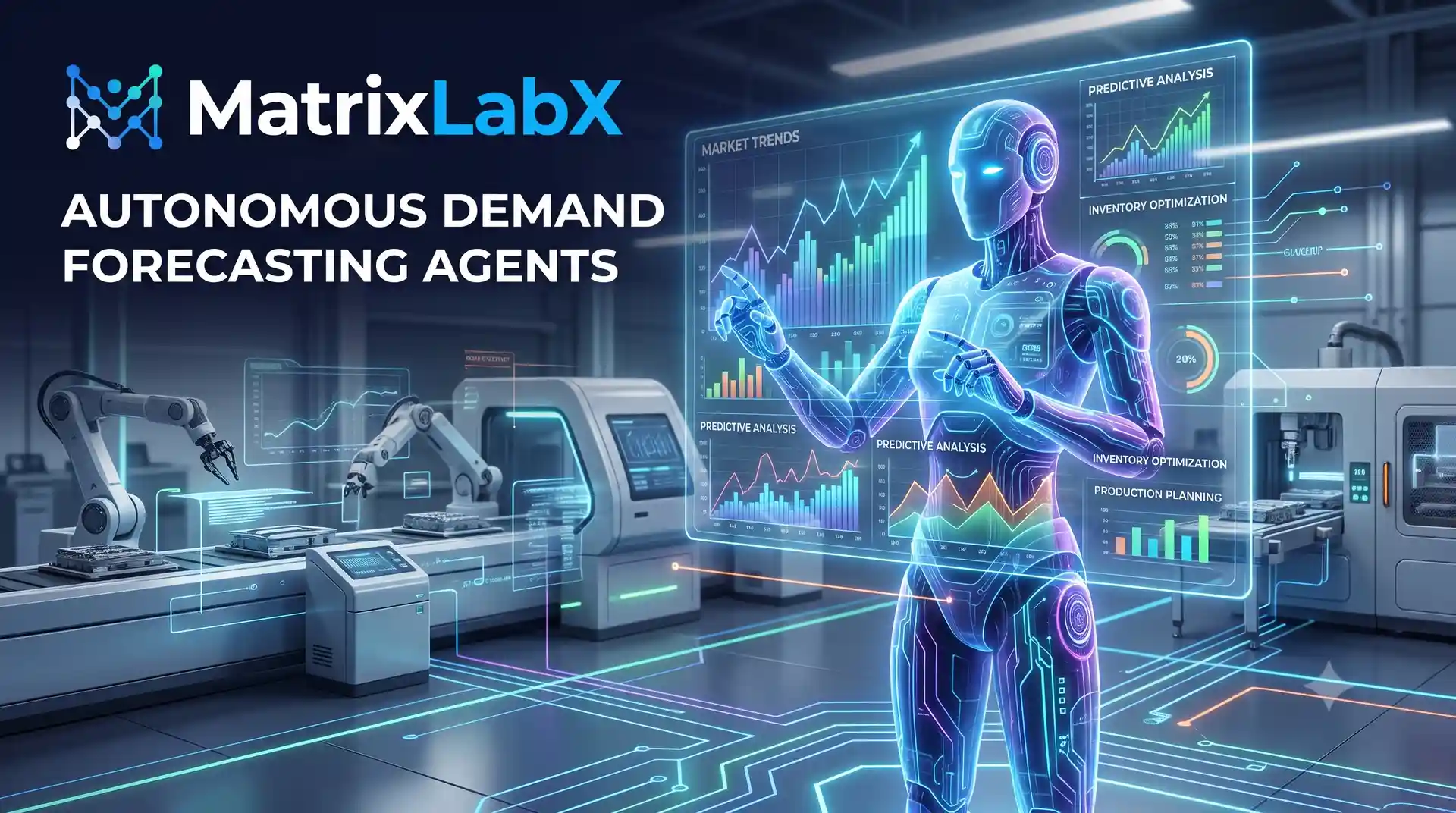 Autonomous demand forecasting agents analyzing manufacturing supply chain and inventory signals