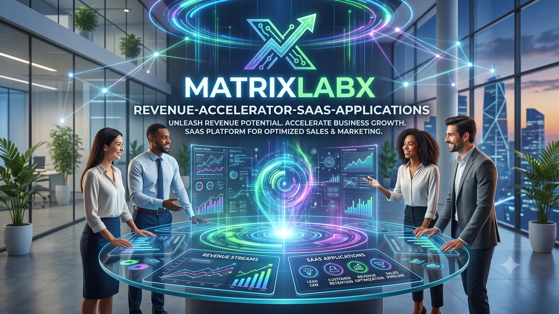 Three Revenue Accelerator applications for B2B SaaS — trial conversion, outbound coverage, and expansion