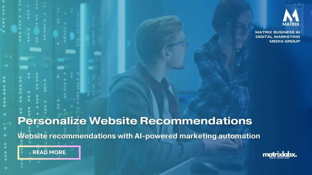 personalize website recommendations AI-powered marketing-automation