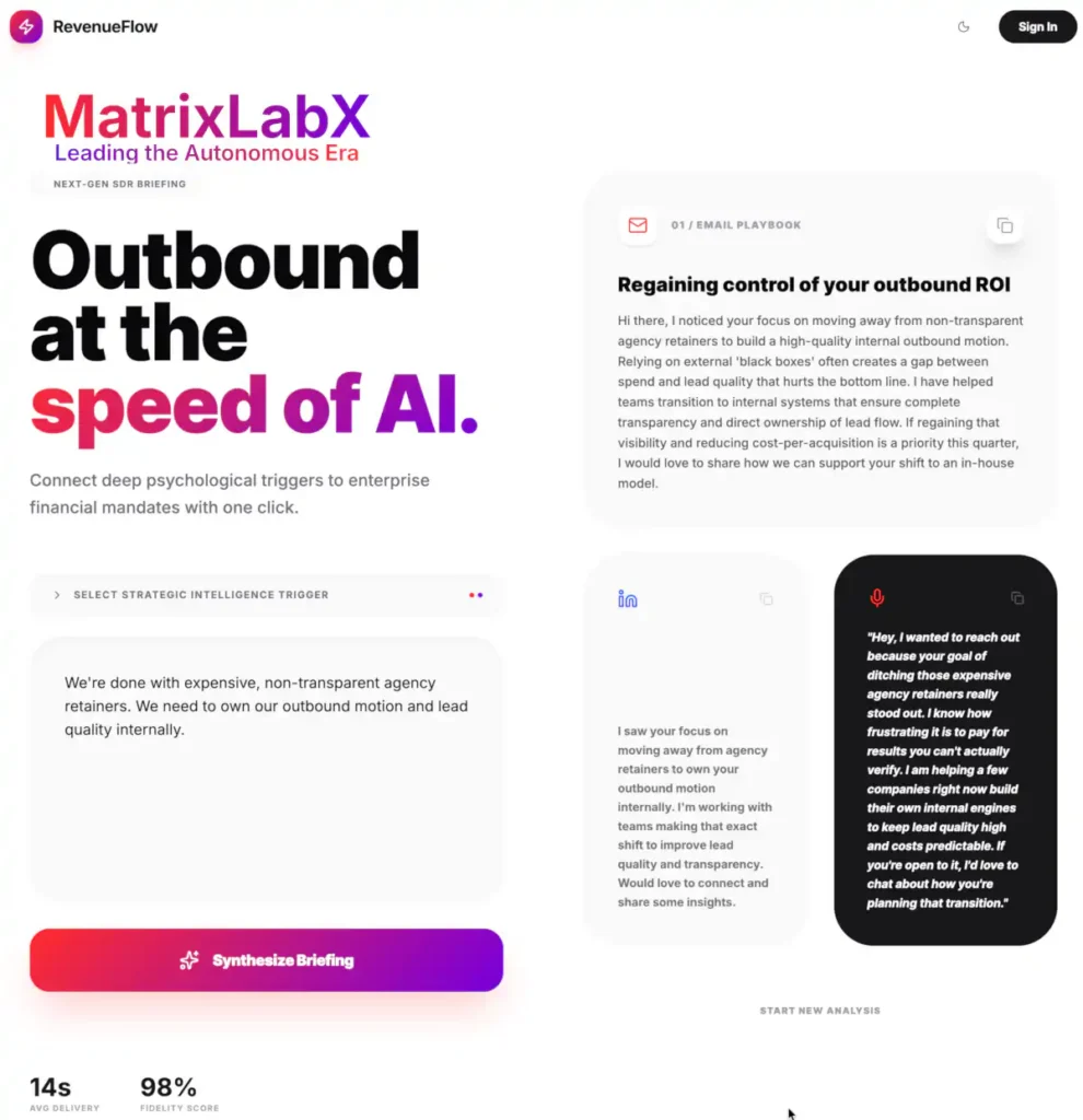 revops agentic platform